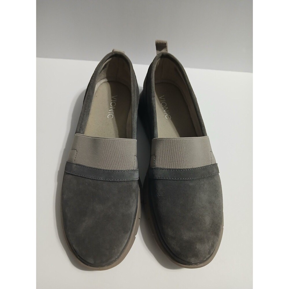 Vionic Kristi Comfort Shoes, Women's Size 8 Charcoal